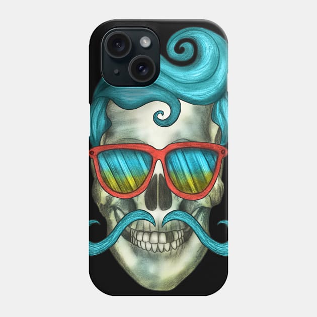 Skull Phone Case by helintonandruw