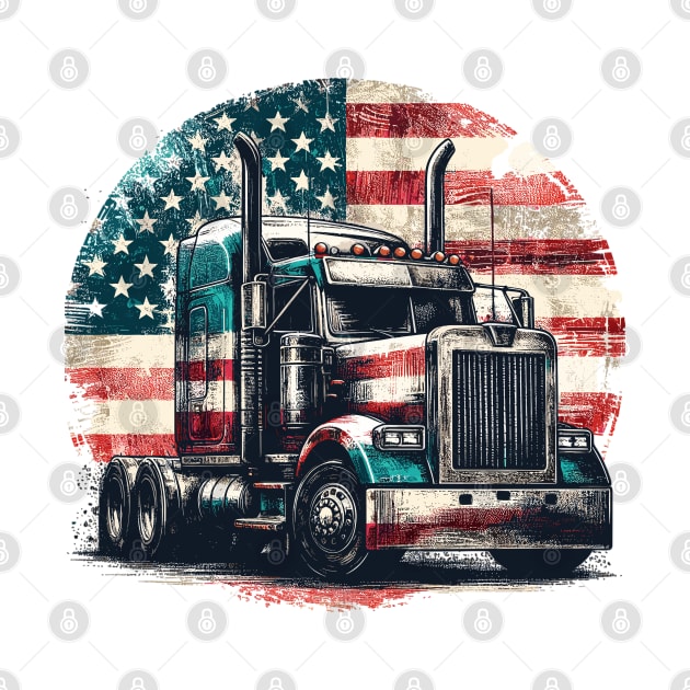 Truck Tractor by Vehicles-Art