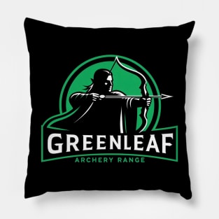 Greenleaf Archery Range - Green and Black - Fantasy Pillow