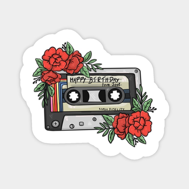 Cassette Mix Tape - The Last of Us - Joel and Ellie Magnet by CosmicWitch616