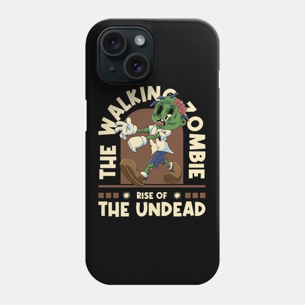 Funny Zombie Halloween Phone Case by milatees