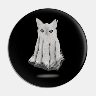 Ghost Cat Pin