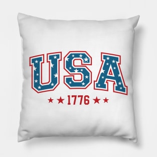 USA 1776 - Fun 4th of July Pillow