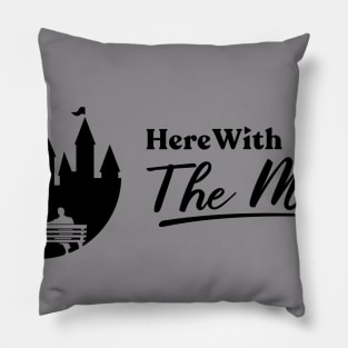 Here With the Magic Logo Pillow