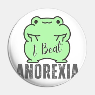 I Beat Anorexia Pin