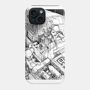 pilot girl Phone Case