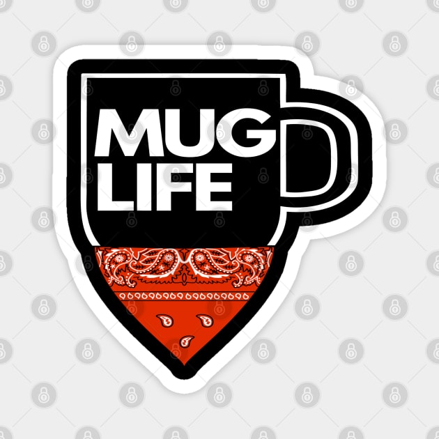 Mug Life-Coffee Addict- Coffee Lover-Fun coffee quote- Magnet by jackofdreams22