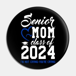 Class of 2024 Senior Gifts Funny Senior Mom Pin