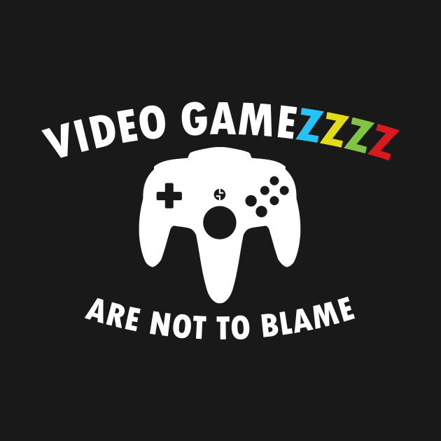 Games shirt, Joystick shirt, dont blame by ZERLINDI