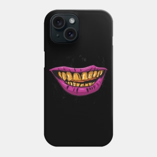 Golden smile golden teeth Phone Case