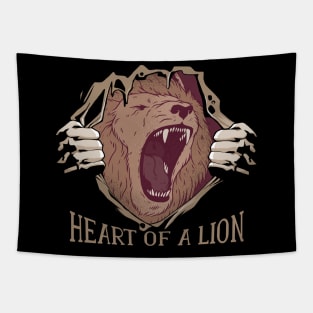 Heart of a Lion Tapestry