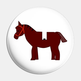 Interpretation of a Minifig Horse Pin