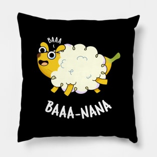 Baa-nana Funny Banana Puns Pillow