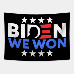 Joe Biden We Won US Presidential Election 2020 Supporters Tapestry