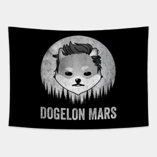 Vintage Dogelon Mars Coin To The Moon Crypto Token Cryptocurrency Wallet Birthday Gift For Men Women Kids Tapestry