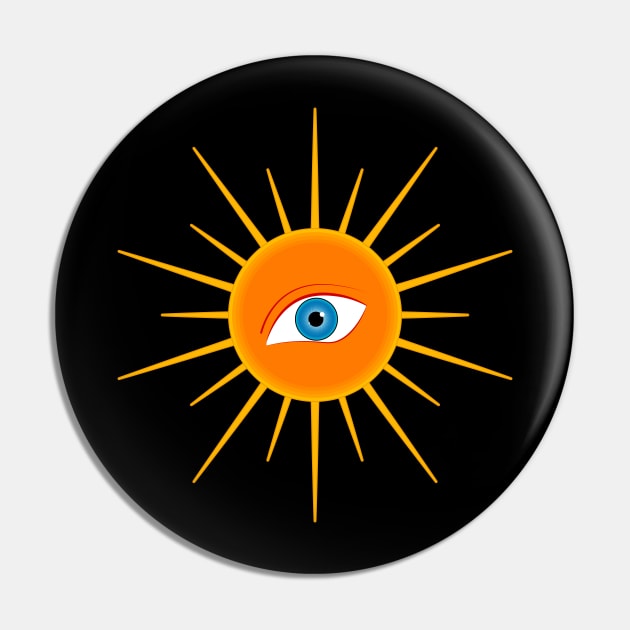 eye of the sun Pin by EmarDesign