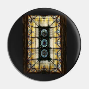 Stained Glass Gran Hotel Ciudad de Mexico Pin