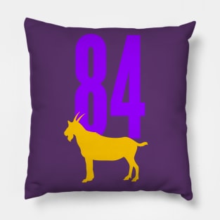 the goat 84 purple minnesota moss goat Pillow