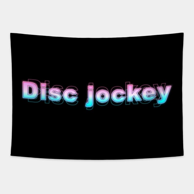 Disc Jockey Tapestry by Sanzida Design