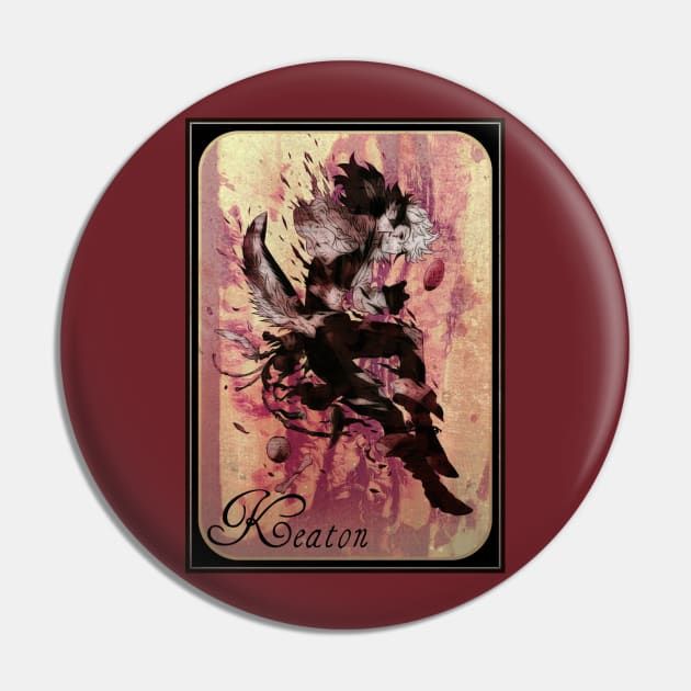 Keaton Goes Treasure Hunting Pin by maevestrom