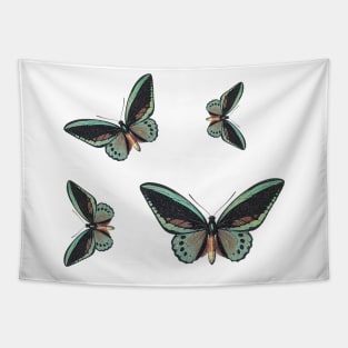 Colorful Butterfly , Cute Light Butterflies Gift Idea Tapestry