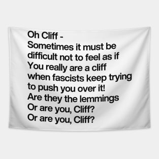 Cliff Richard - Rick Young Ones Poem Tapestry