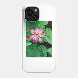 Watercolor Lotus flower Phone Case