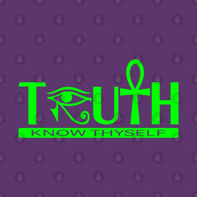 Truth Know Thyself Ankh by subuhansik