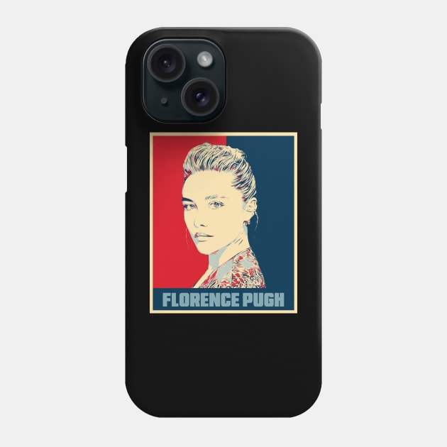 Florence Pugh Hope Poster ART Phone Case by Odd Even