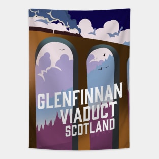 Glenfinnan Viaduct Scotland Tapestry