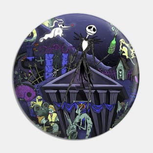 Jack Halloween, the nightmare before Christmas, jack skellington, halloween, pumpkin king Pin