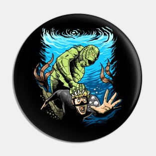 Lagoon Creature Pin