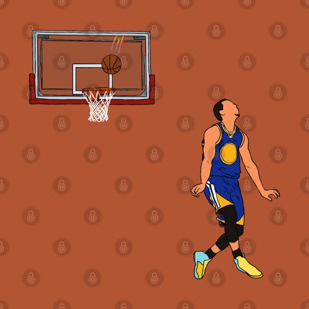 Steph Curry No-Look Celebration by rattraptees