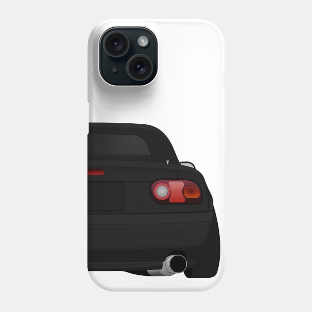 Miata rear Black Phone Case by VENZ0LIC