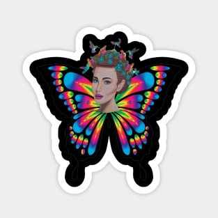 Butterfly Girl Magnet