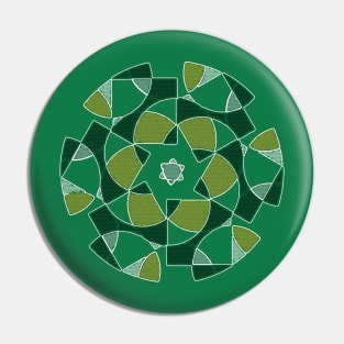 Geometric Pattern With Crayon Pin