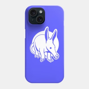 Stylized, minimal art of an marvelous Aardvark. Phone Case