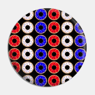 Patriotic Donuts (Vertical) Pin