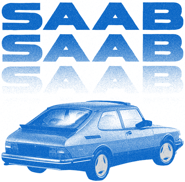 Saab 900 Turbo / Retro Style Fan Art Design Kids T-Shirt by CultOfRomance