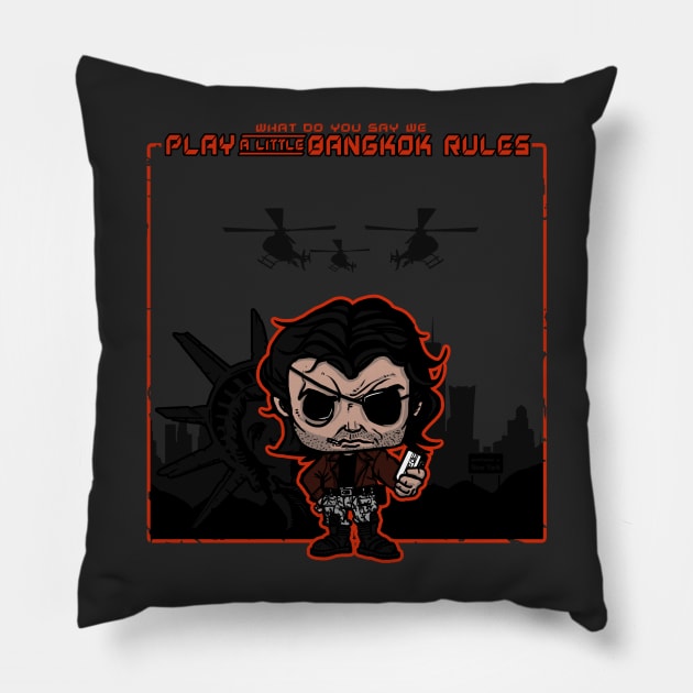 Bangkok Rules Pillow by AndreusD