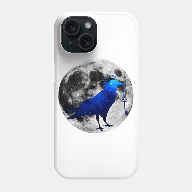 Starry starry crow. Phone Case by LeonLedesma