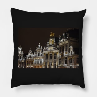 A view of Grand Place, Brussels, Belgium Pillow