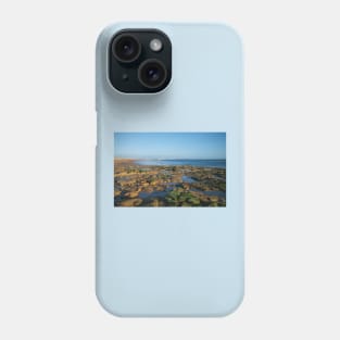 Rock Pools on the beach at Seaton Sluice Phone Case