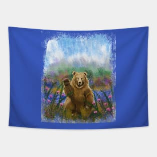 Friendly Bear Tapestry