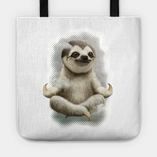 sloth meditate Tote