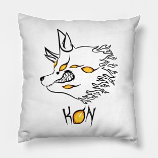 KON the devil (black series) Pillow