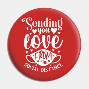 Love From Social Distance Pin