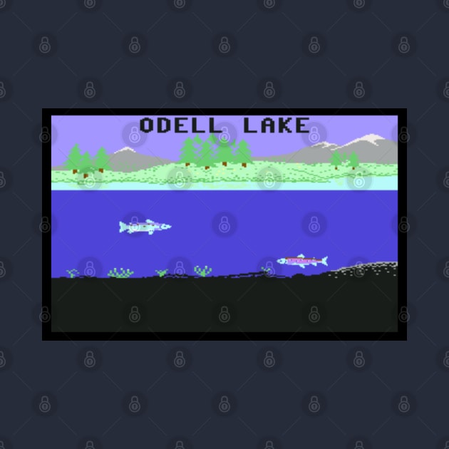 Odell Lake Classic 80’s Game Title Screen by GoneawayGames