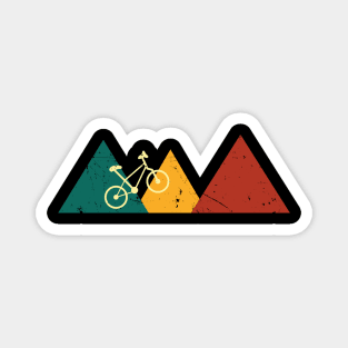 Funny Mountain Biking Road Bike Magnet