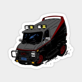 The A-Team Van! Magnet